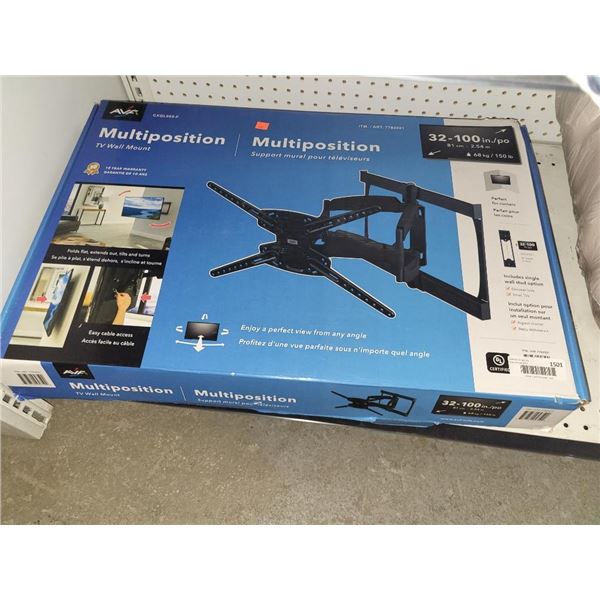 AVF Multipostition TV Wall Mount 32-100"