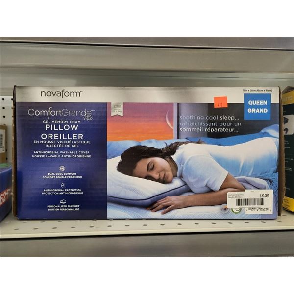 Cooling Memory Foam Pillow - Standard Queen Size