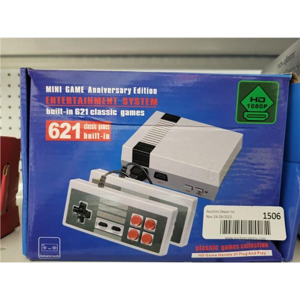 Mini Game Anniversary Entertainment System with 621 Built In Games
