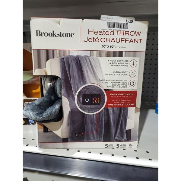 Brookstone Heated Throw
