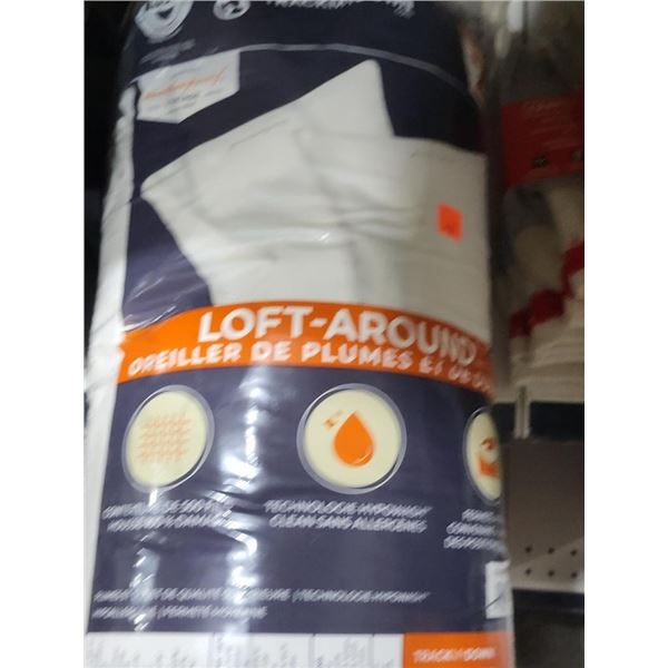 Lot of 2 Loft-Around Down Alternative Bed Pillows