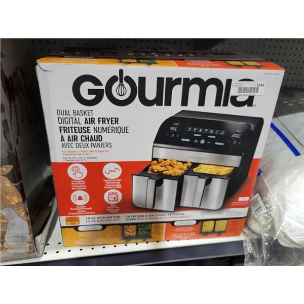 Gourmia Dual Drawer Digital air fryer.