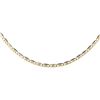 Image 2 : 24 Inch Valentino Chain - 14KT Yellow, Rose, and White Gold