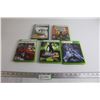 Image 1 : (5) Xbox 360 Games - Guitar Hero III, Dance Dance Revolution Universe 2, Star Wars Force Unleashed