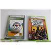 Image 2 : (5) Xbox 360 Games - Guitar Hero III, Dance Dance Revolution Universe 2, Star Wars Force Unleashed