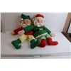 Image 1 : (2) Christmas Santa Plushies