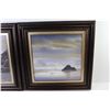 Image 2 : (2) Ocean View Pictures (17 1/4" x 17 1/4")