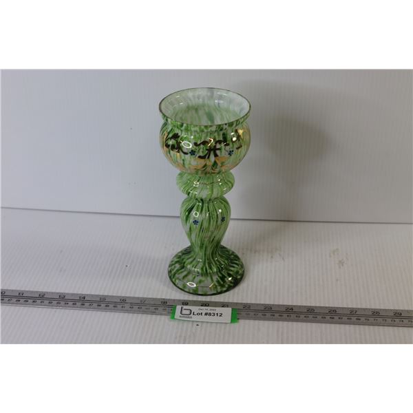 Spatter Glass Vase (chipped on top lip)