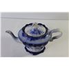 Image 4 : Vintage Touraine Flow Blue Teapot