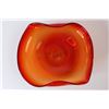 Image 6 : Orange Glass Plate, Red Glass Dish