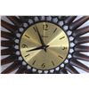 Image 2 : Syroco MCM Sunburst Clock - Untested - Needs Batteries