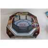 Image 2 : UFC Official Scale Octagon Playset (30" Wide, Sealed), (2) MMA Elite Shorts (Sizes S and L, NWT)