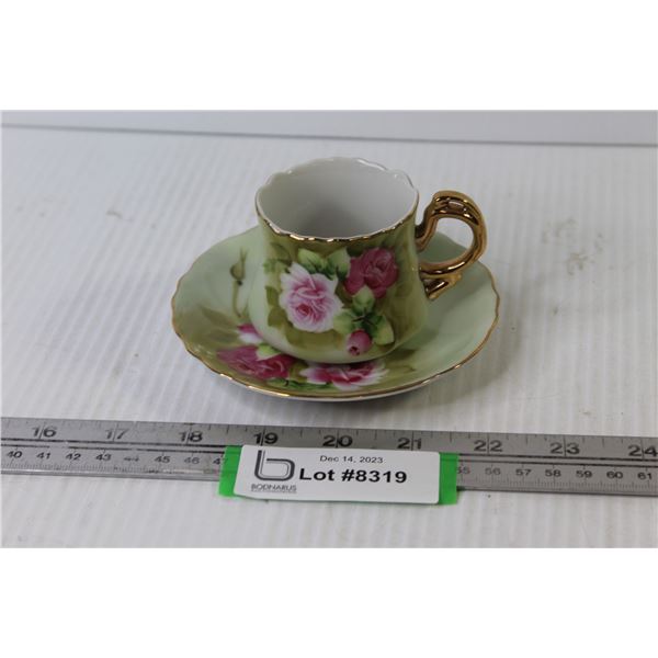 Lefton China Tea Cup & Saucer