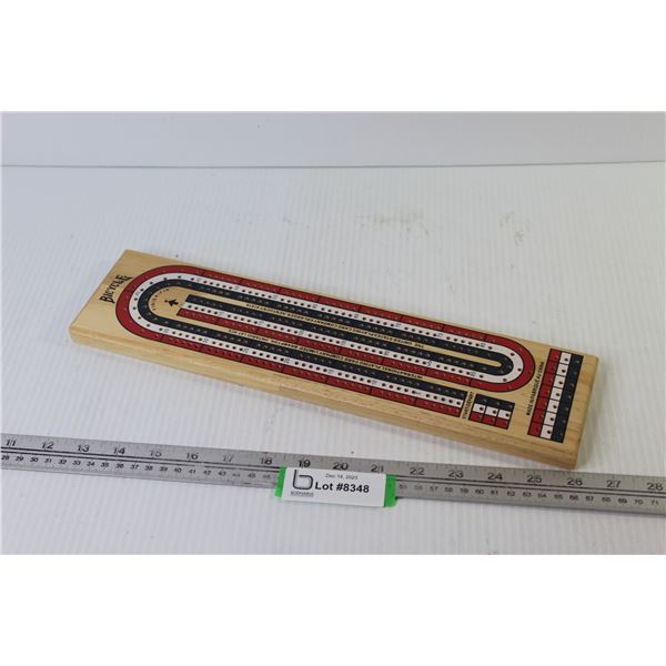 Bicycle - Cribbage Board w/Pegs (looks new)