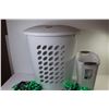 Image 3 : Sterilite Clothes Hamper - Sterilite Waste Basket - Green Christmas Lights
