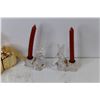 Image 3 : Christmas Decor Items - Metal Bells - Glass Bels - Deer Candle Holders - Decorations