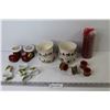 Image 1 : Christmas Items - Bowls - Napkin Holders Candle Holders - Candle