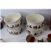 Image 2 : Christmas Items - Bowls - Napkin Holders Candle Holders - Candle