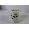 Image 3 : Ceramic Snowman Bank - Building Tealight Candle Holder