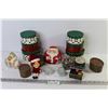 Image 1 : Small Gift Boxes - Santa Bank - Candle Holder - Candles - Decoration
