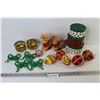 Image 1 : Battery Operated Rubber Reindeer - Gift Boxes - Candle Holders - Tree Decorations