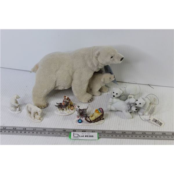 Polar Bear Ornaments - Sled Dog Ornaments