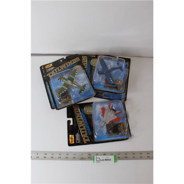 (5) Tailwinds Die Cast Metal Aircraft - Sealed