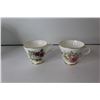 Image 2 : (2) Sadler Wellington Tea Cups, Trays, Glass Bowls, Pedestal Plate, etc.
