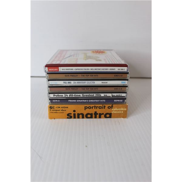 (7) CD's - Frank Sinatra, Paul Anka, etc.