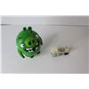 Image 7 : Angry Birds Pig, Toy Locomotive, Toy Helicopter, Fisher Price Batman Garage, etc.