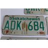 Image 3 : (3) Saskatchewan License Plates (1991, 1992), Pair of Saskatchewan 1993 License Plates