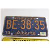 Image 2 : (2) Wild Rose Country Alberta License Plates