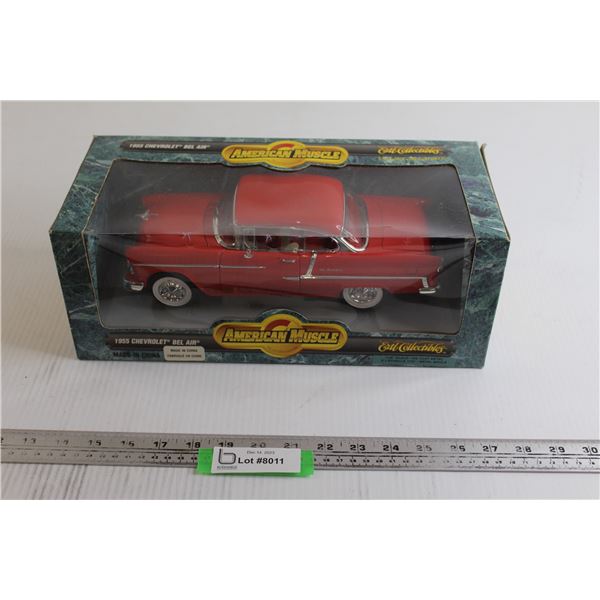 ERTL Collectibles American Muscle 1955 Chevrolet Bel Air Die Cast - 1/18