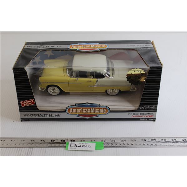 ERTL Collectibles American Muscle 1955 Chevrolet Bel Air Die Cast - 1/18