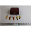 Image 1 : (5) Fishing Lures, Red Box