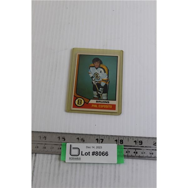 Phil Esposito 1974-75 OPC Hockey Card