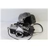 Image 8 : Mamiya Camera w/Case (missing lens) - Canon Sure Shot Camera w/Case - Boots 25mm Camera