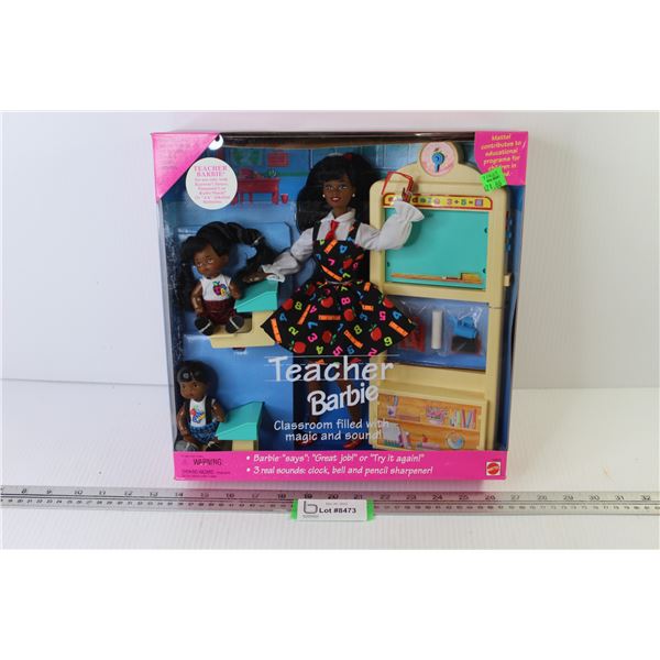 Teacher Barbie w/Class Room & Students (NIB)