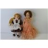 Image 3 : (2) Vintage Porcelain Dolls