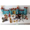 Image 1 : Wizard Themed Castle Play Set, Toy Horses. Dragon, Cannons, etc./
