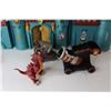 Image 4 : Wizard Themed Castle Play Set, Toy Horses. Dragon, Cannons, etc./
