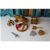 Image 5 : Wizard Themed Castle Play Set, Toy Horses. Dragon, Cannons, etc./