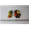 Image 1 : (2) Fruit Themed Wall Hangings