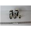 Image 1 : Napco Originals Giftcraft Ceramic Skunk Figurines