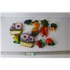 Image 1 : (10) Wall Hangings - Flowers, Fruits, Vegetables