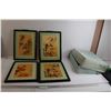 Image 1 : (4) Framed Chinese Art Pieces - 12" x 15 1/2"