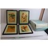 Image 1 : (4) Framed Chinese Art Pieces - 12" x 15 1/2"