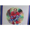 Image 2 : Guy Lafleur Framed Print with Certificate - 16" x 16"