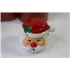 Image 2 : (4) Candles - Santa Candle - Trinket Dish