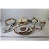 Image 1 : Assorted Christmas Dishes - Bowls - Plates - Teapot